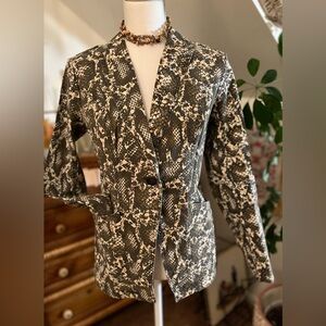 GILI snake print jacket